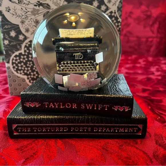 Taylor Swift TTPD Snow Globe The Tortured Poets Department Snowglobe TTPD Globe
